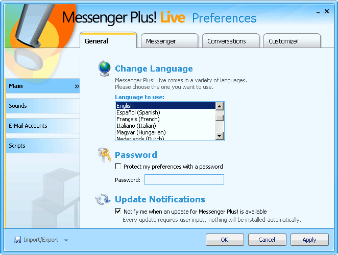 Messenger Plus Live 4.21.270